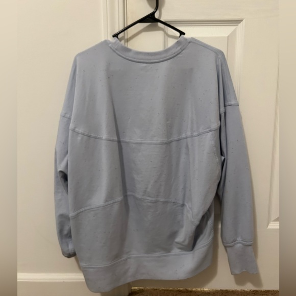 Lululemon Perfectly Oversized Cropped Crewneck, Size 4, Speckled Color - Picture 2 of 2